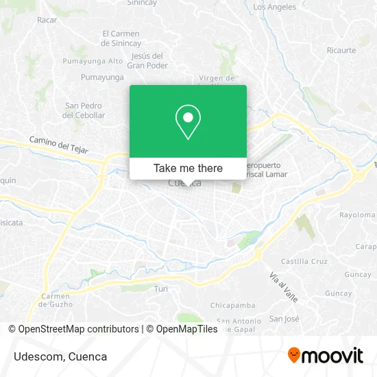 Udescom map