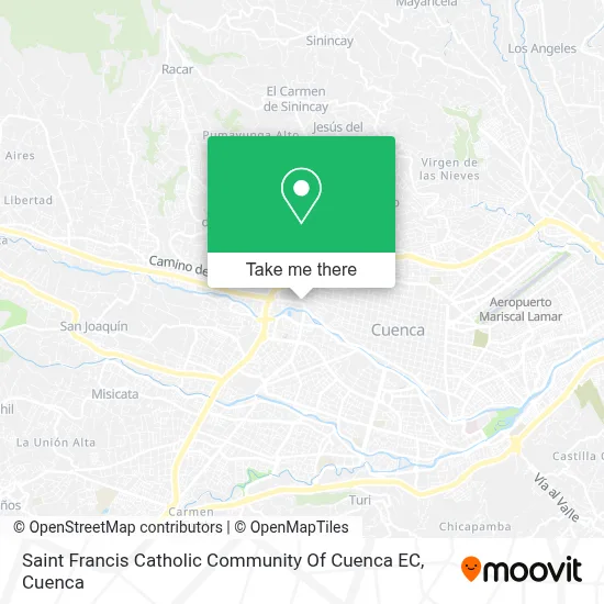 Saint Francis Catholic Community Of Cuenca EC map