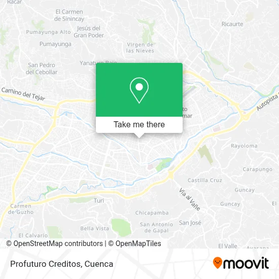 Profuturo Creditos map