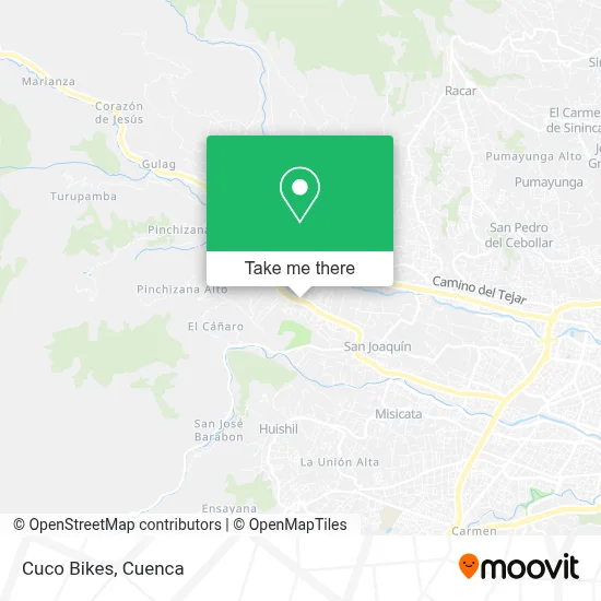 Cuco Bikes map