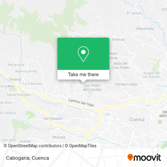 Cabogana map