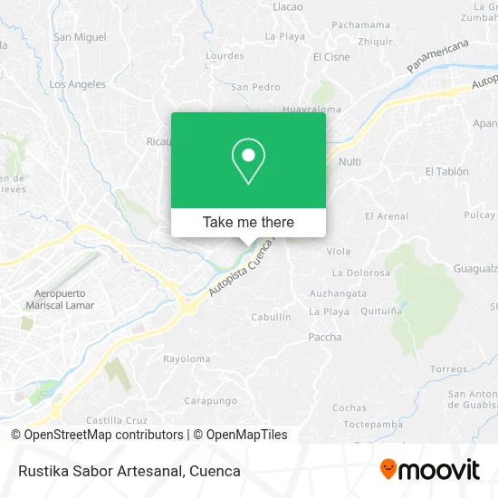 Rustika Sabor Artesanal map
