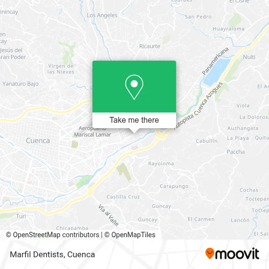 Marfil Dentists map