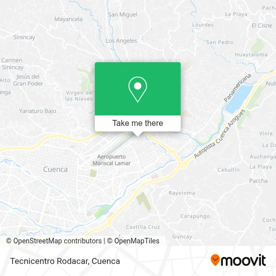 Tecnicentro Rodacar map