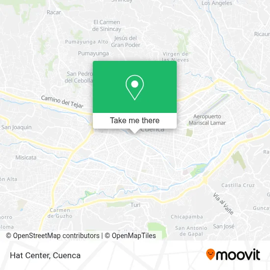 Hat Center map