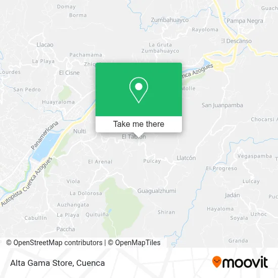 Alta Gama Store map