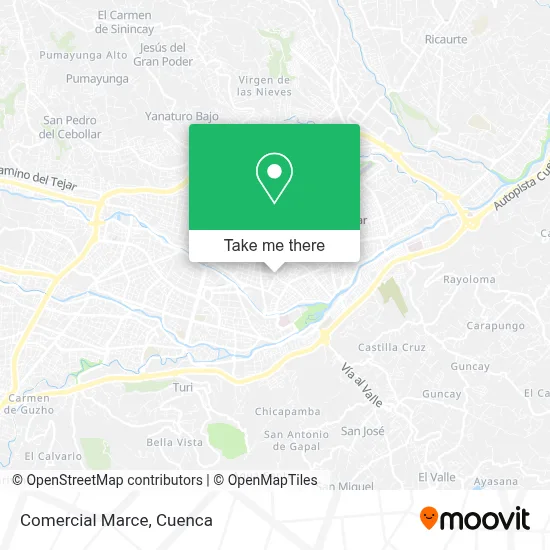 Comercial Marce map