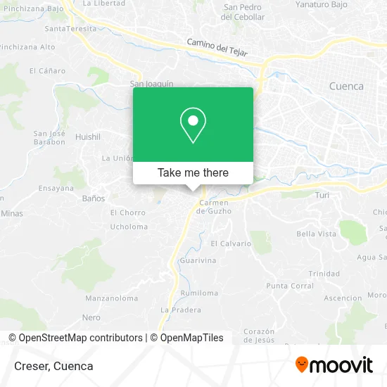 Creser map