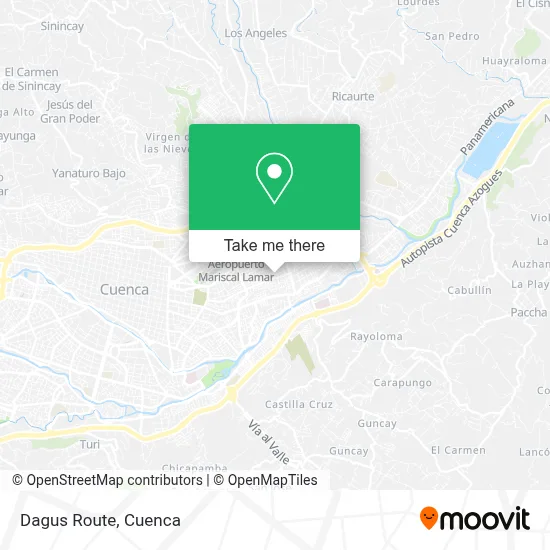 Dagus Route map