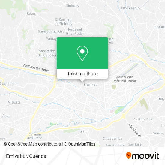 Emivaltur map
