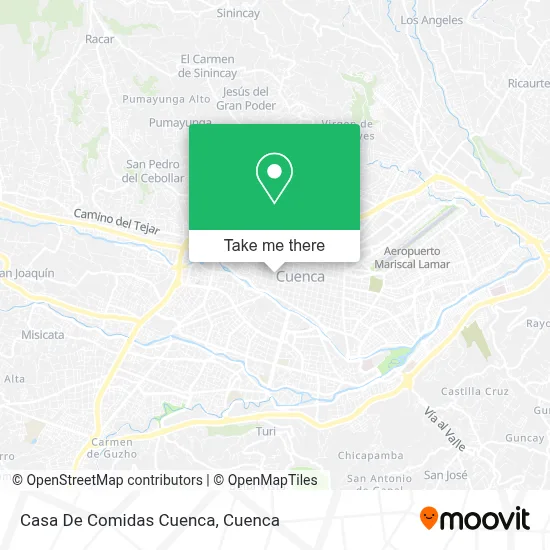Casa De Comidas Cuenca map