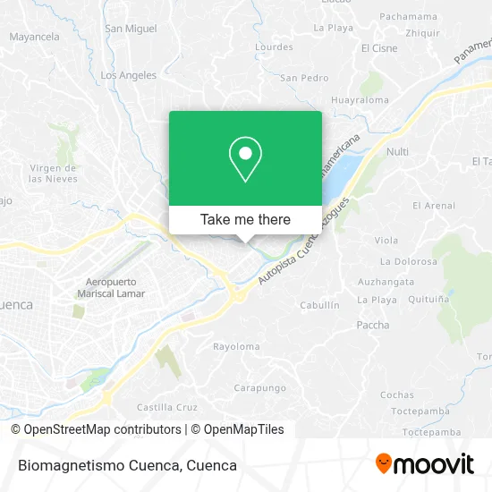 Biomagnetismo Cuenca map