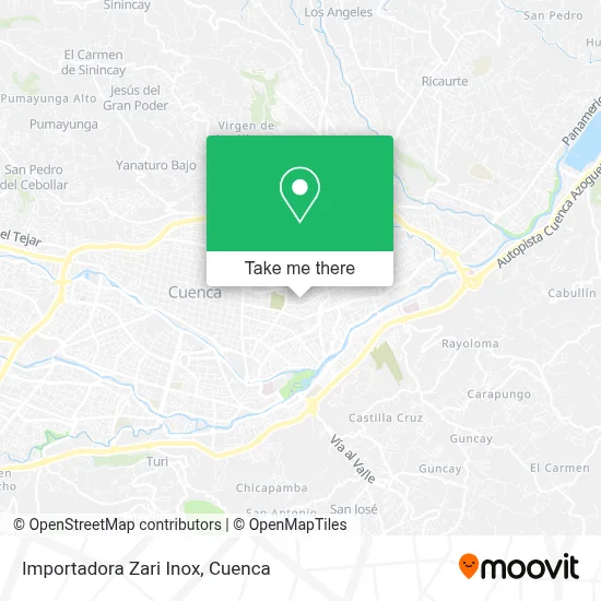 Importadora Zari Inox map