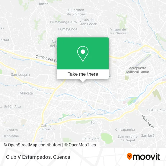 Club V Estampados map