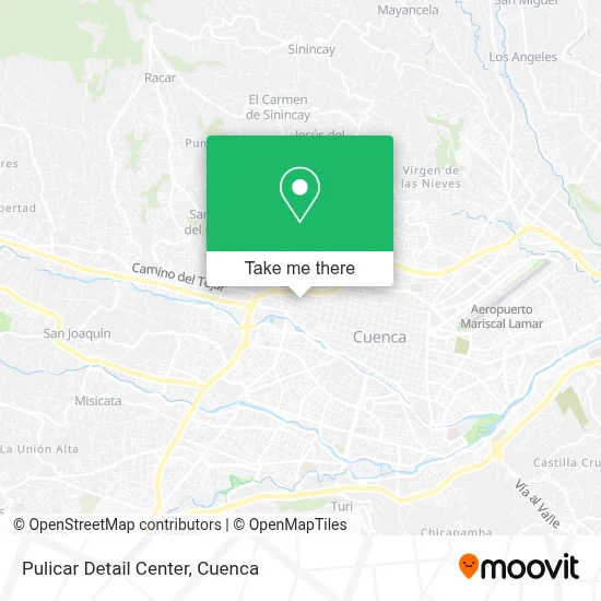 Pulicar Detail Center map