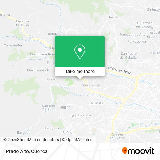 Prado Alto map
