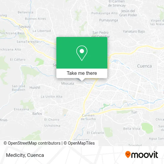 Medicity map