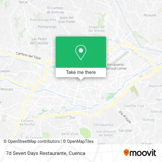 7d Seven Days Restaurante map