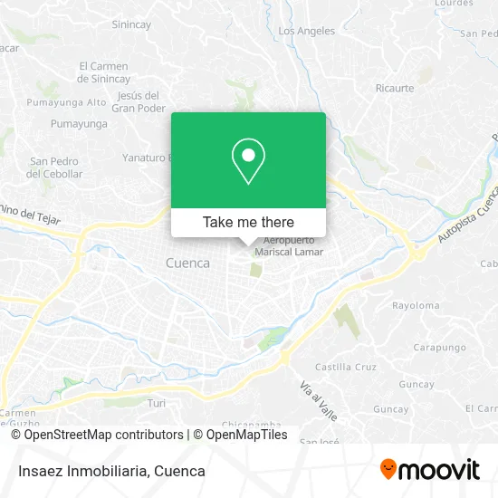 Insaez Inmobiliaria map