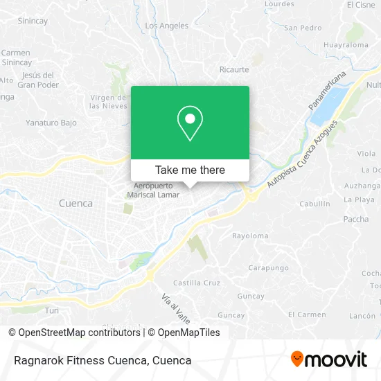 Ragnarok Fitness Cuenca map