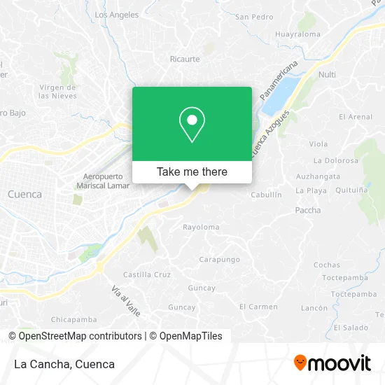La Cancha map