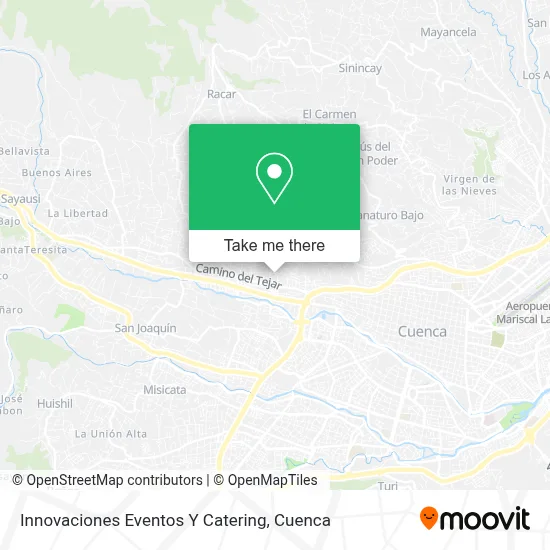 Innovaciones Eventos Y Catering map