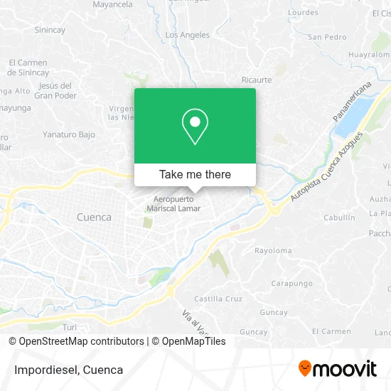 Impordiesel map