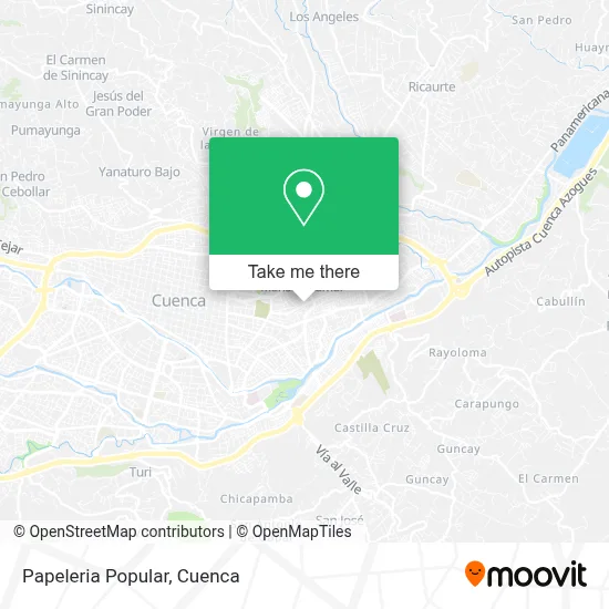 Papeleria Popular map
