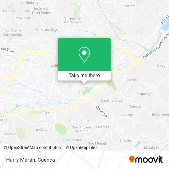 Harry Martin map