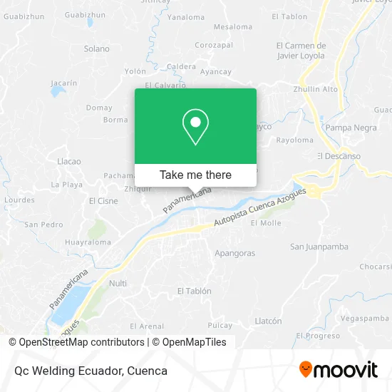 Qc Welding Ecuador map