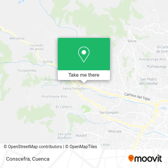 Conscefra map