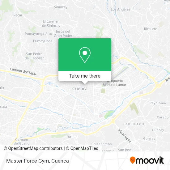 Master Force Gym map