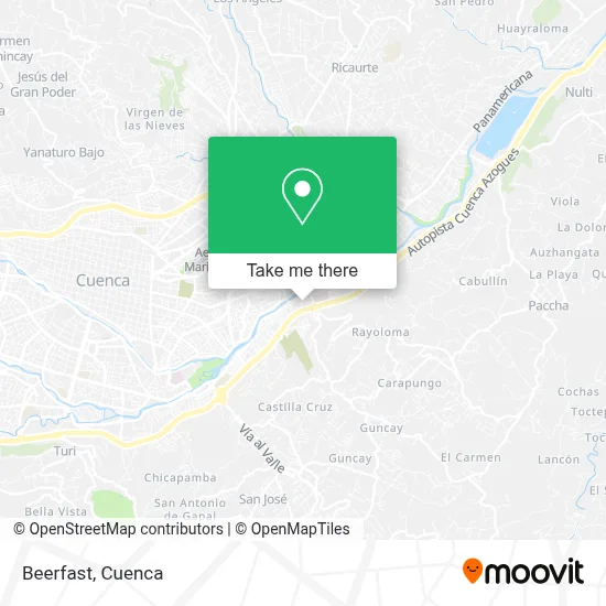 Beerfast map