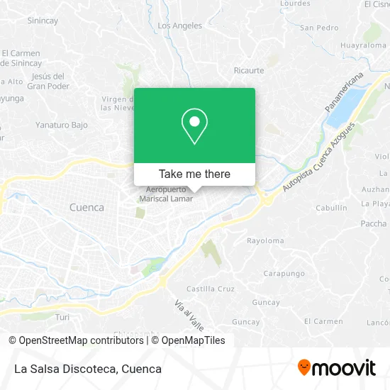 La Salsa Discoteca map