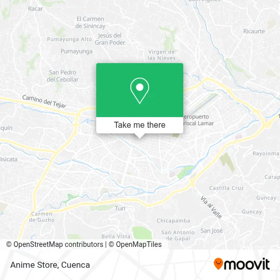Anime Store map