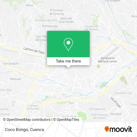 Coco Bongo map