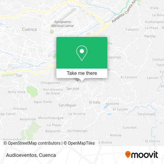 Audioeventos map