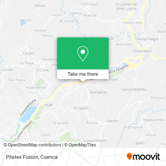 Pilates Fusion map