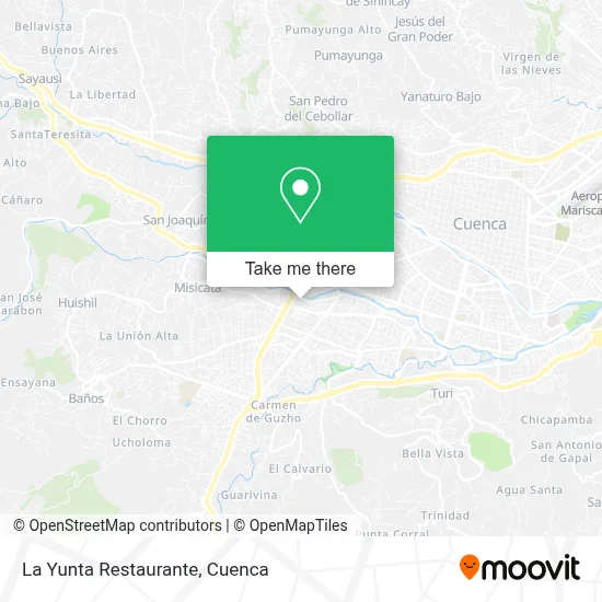 La Yunta Restaurante map