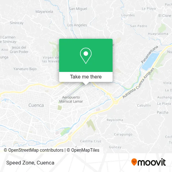 Speed Zone map