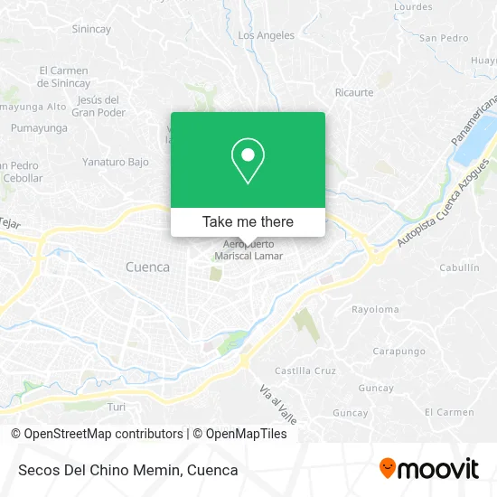 Secos Del Chino Memin map