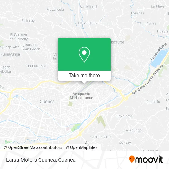 Larsa Motors Cuenca map