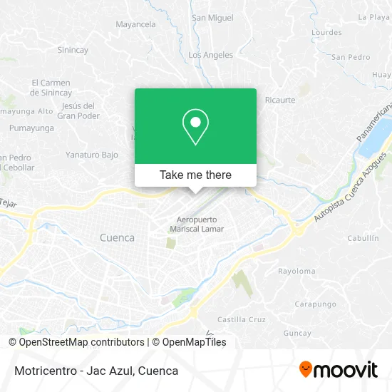 Motricentro - Jac Azul map
