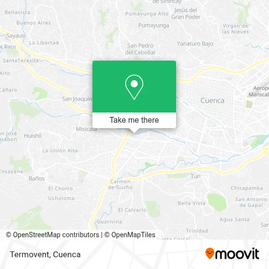 Termovent map