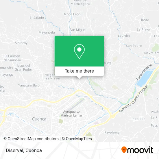 Diserval map