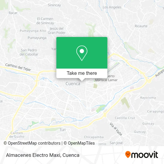 Almacenes Electro Maxi map