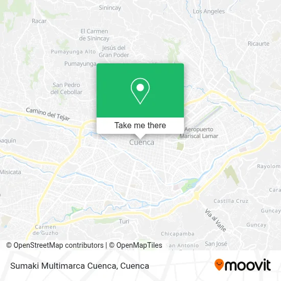 Sumaki Multimarca Cuenca map
