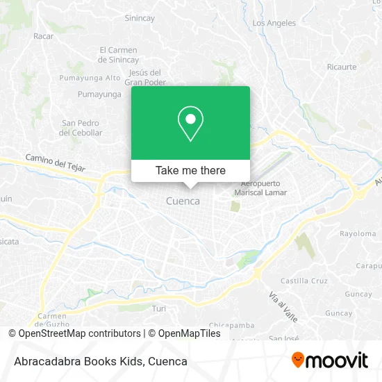 Abracadabra Books Kids map