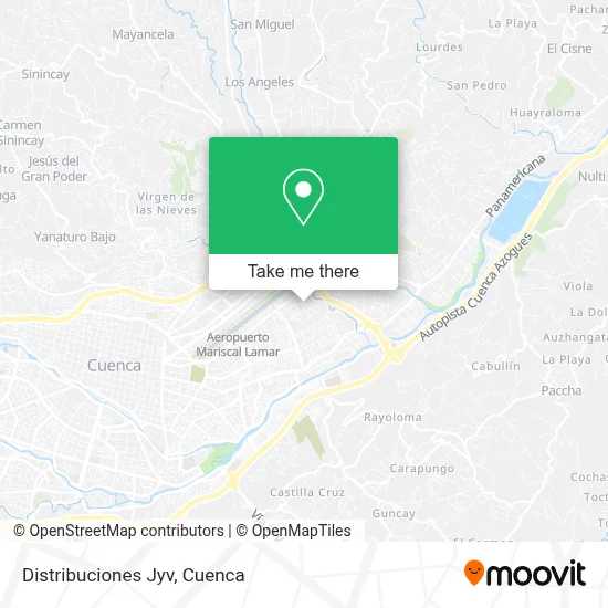 Distribuciones Jyv map