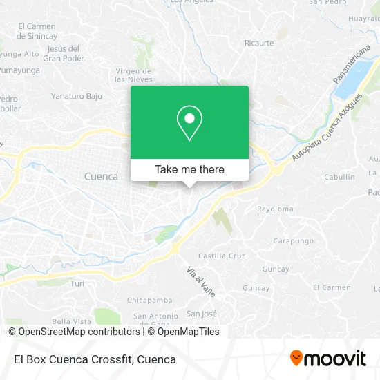 El Box Cuenca Crossfit map